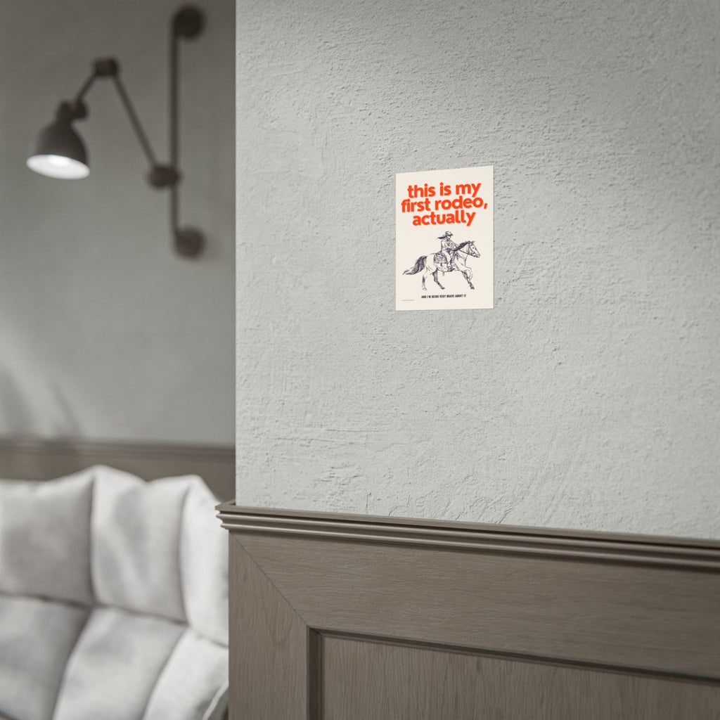 First Rodeo Print