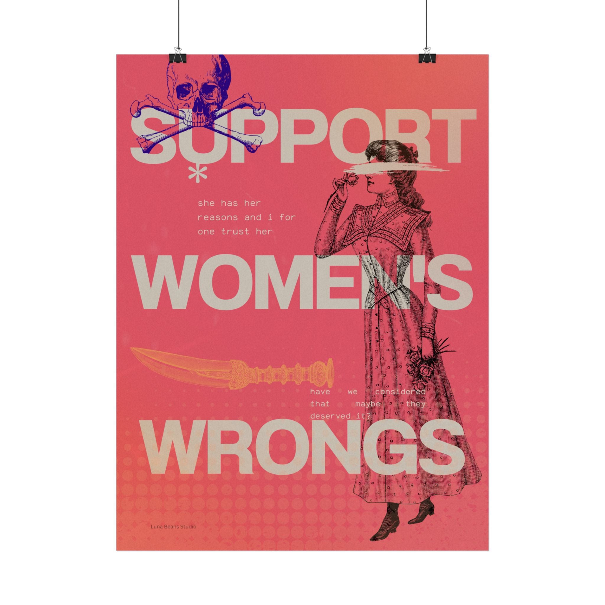 Support Women's Wrongs Print