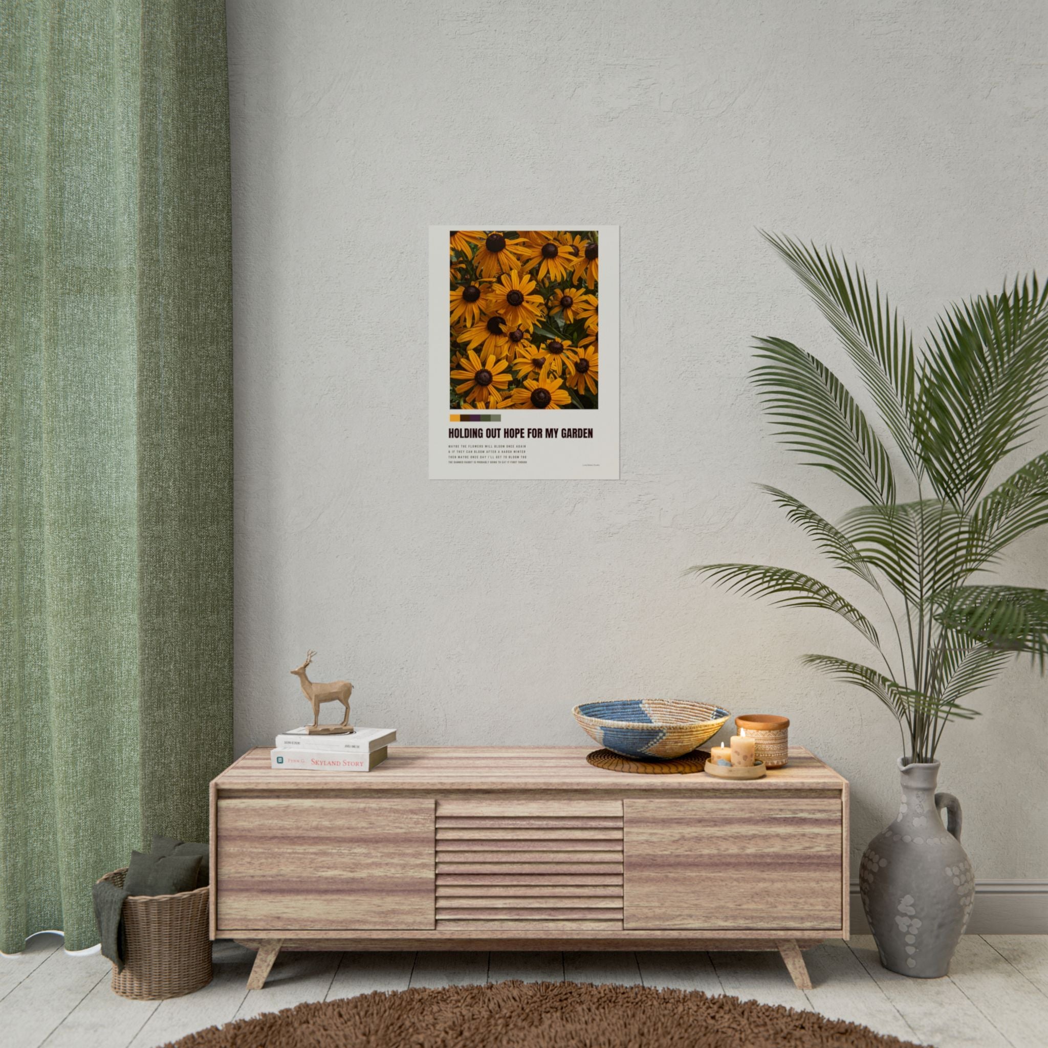 Holding Out Hope For My Garden Print