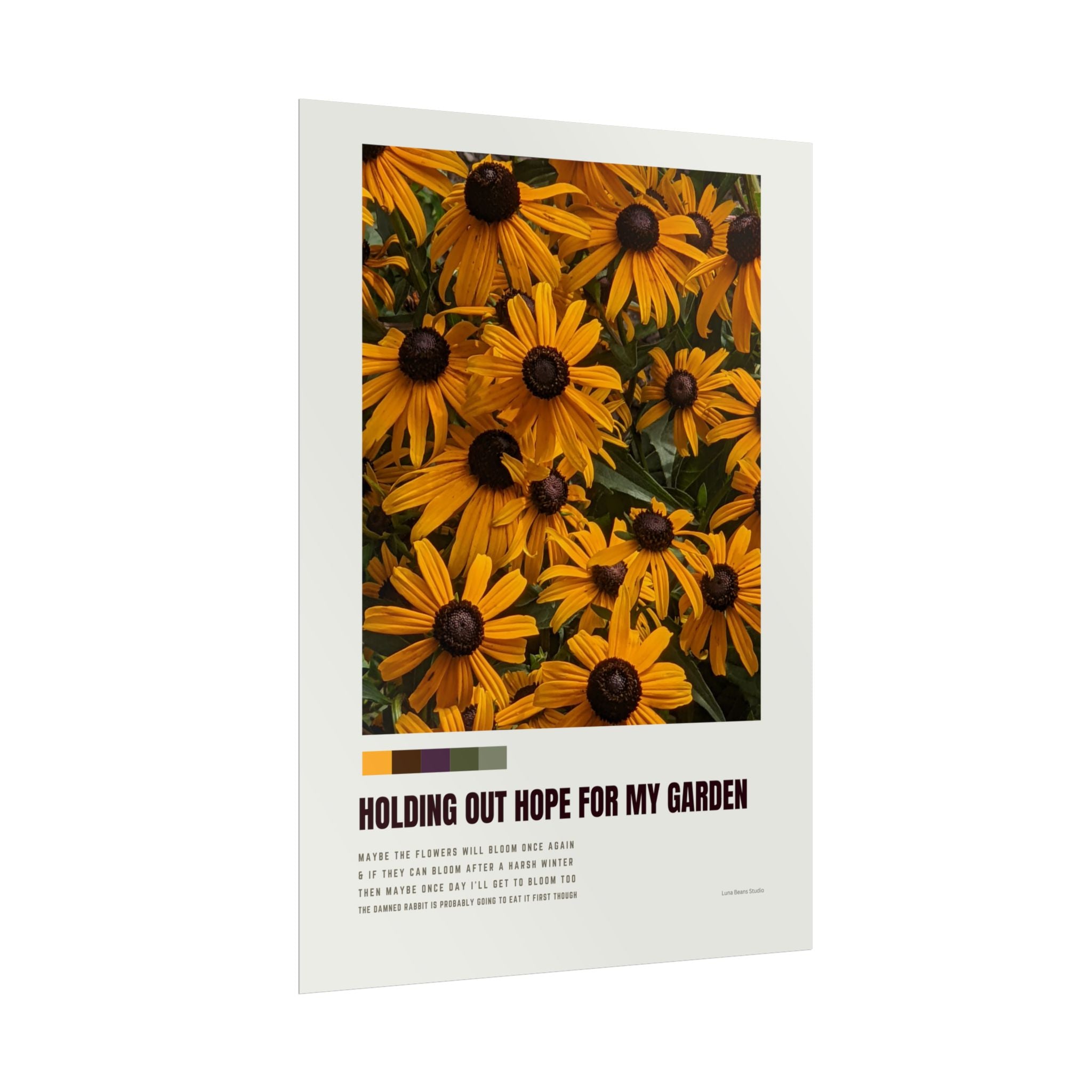 Holding Out Hope For My Garden Print