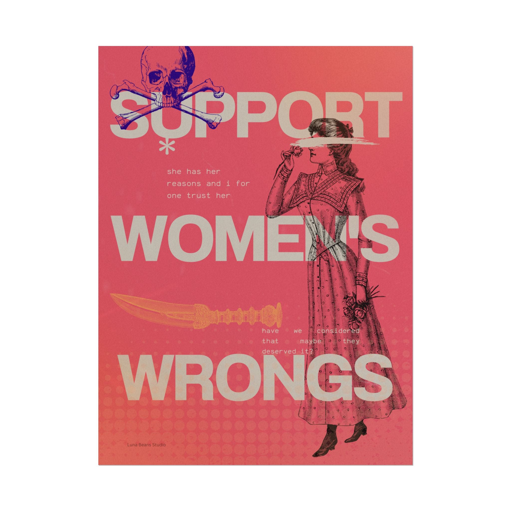 Support Women's Wrongs Print