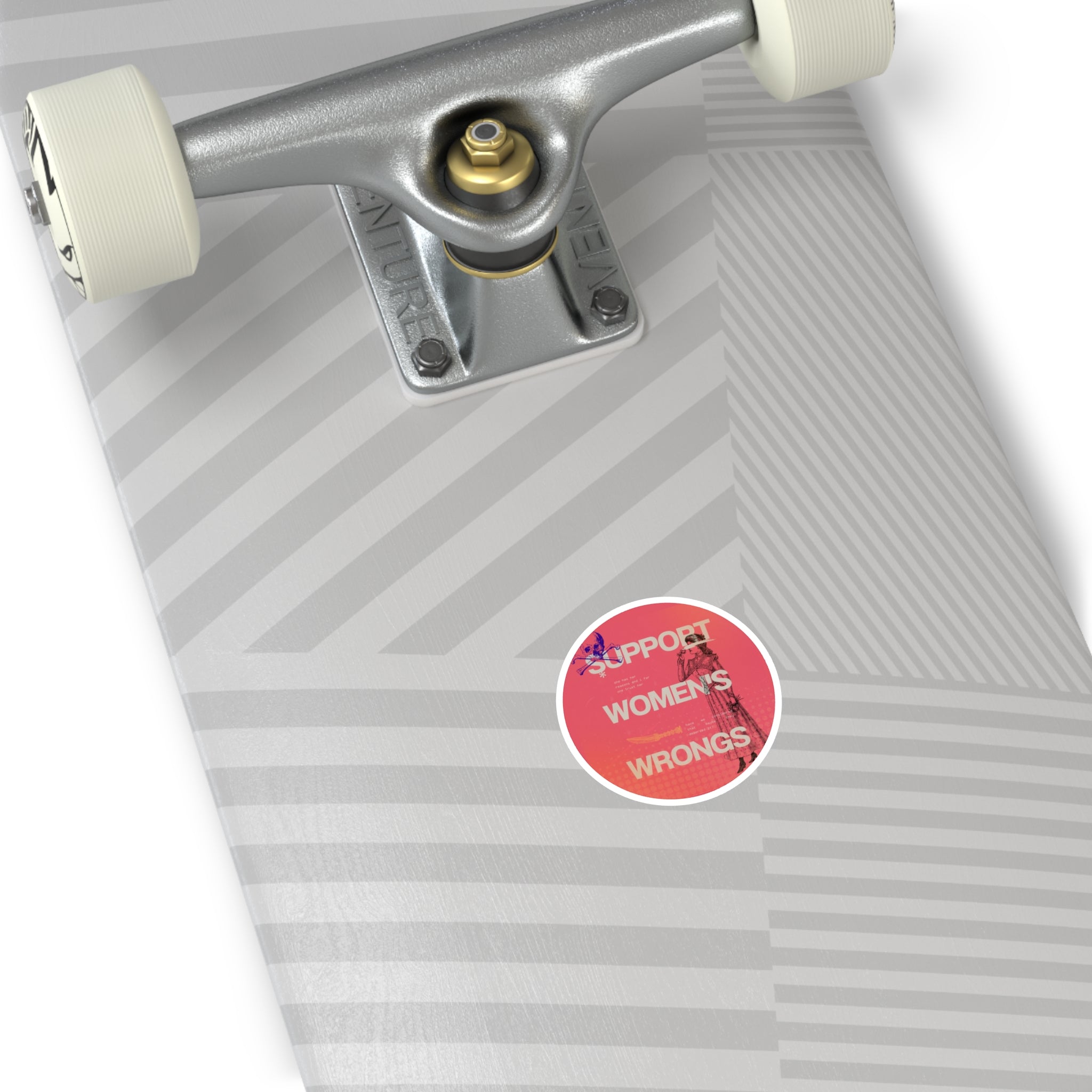 Support Women's Wrongs Round Stickers, Indoor\Outdoor