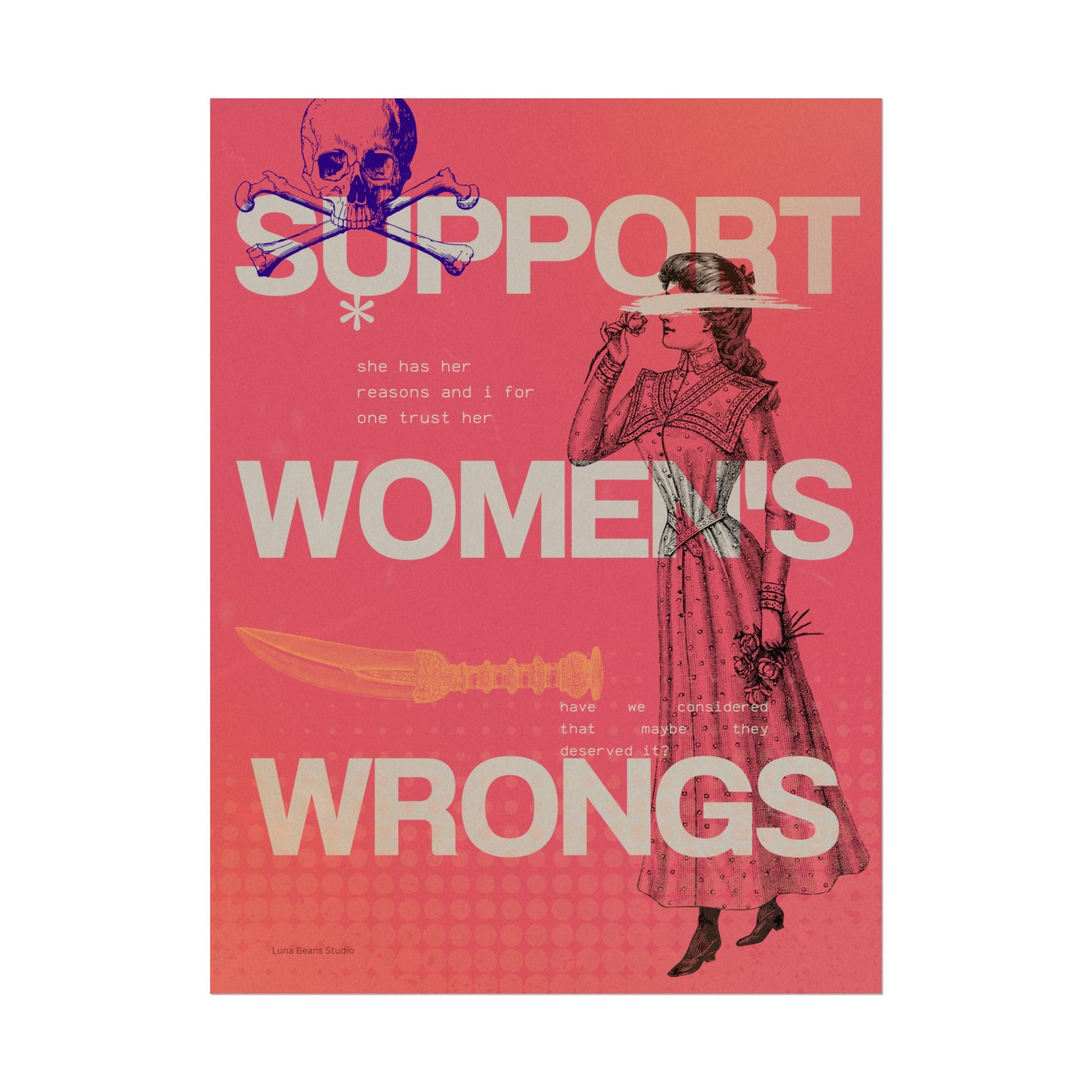 Support Women's Wrongs Print