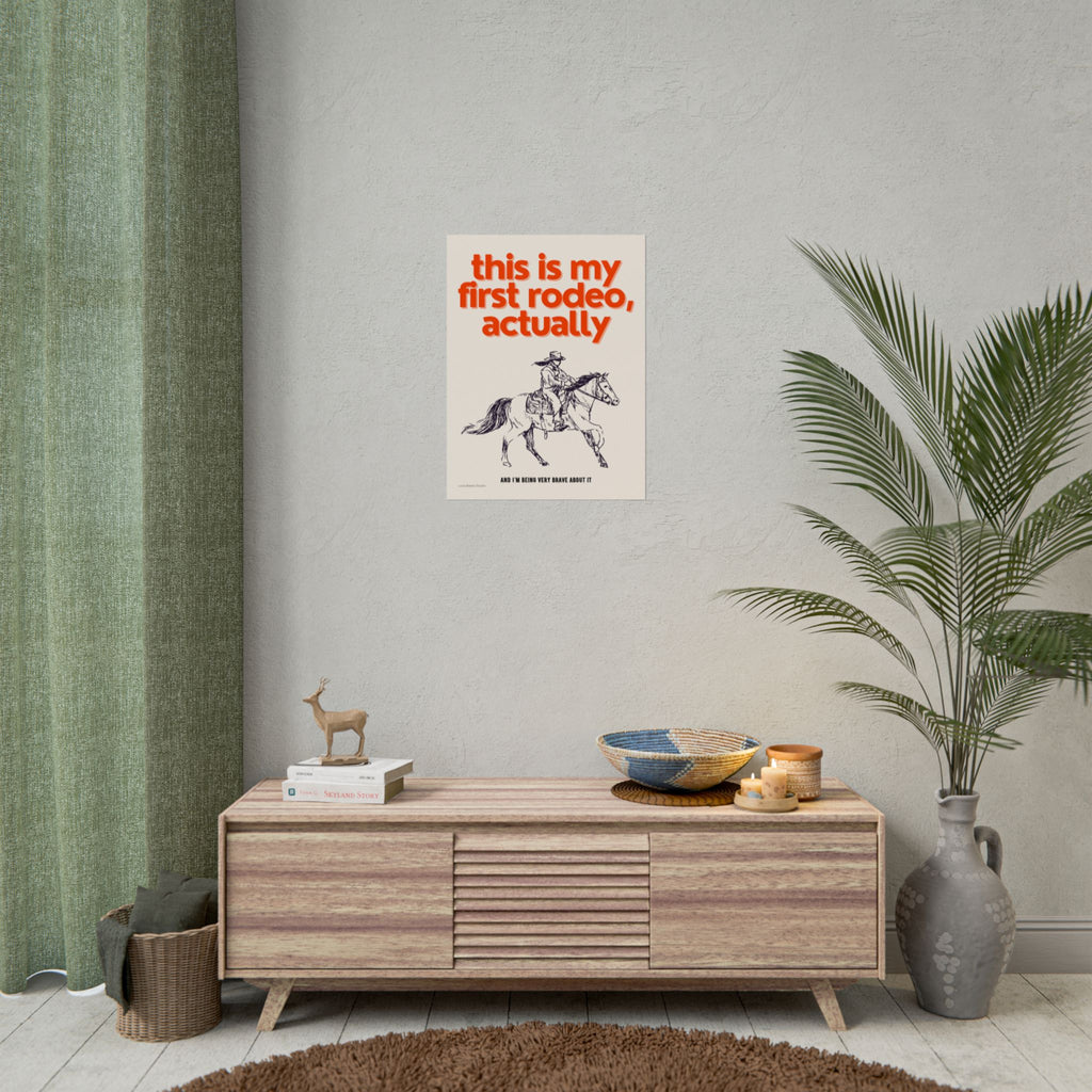 First Rodeo Print