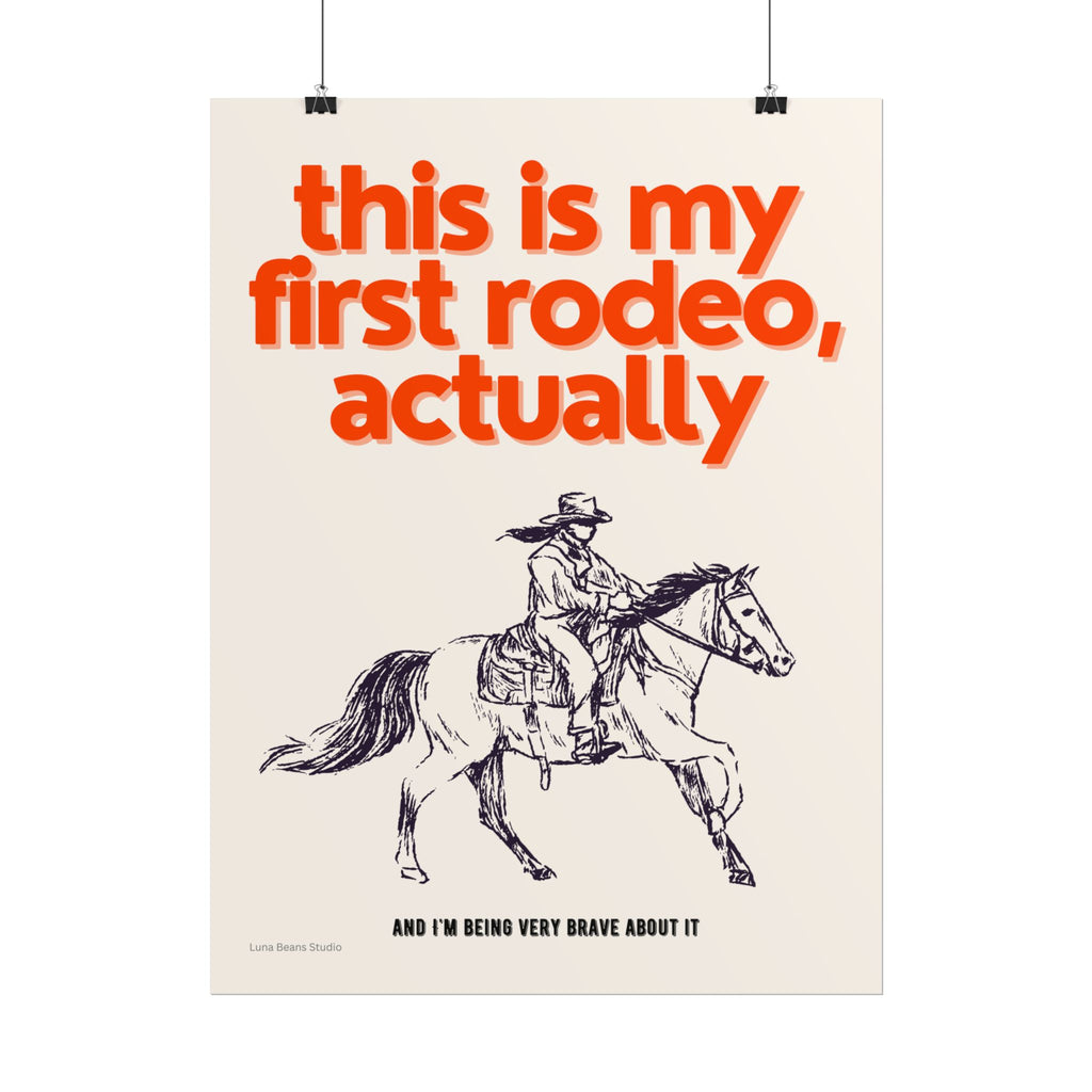 First Rodeo Print