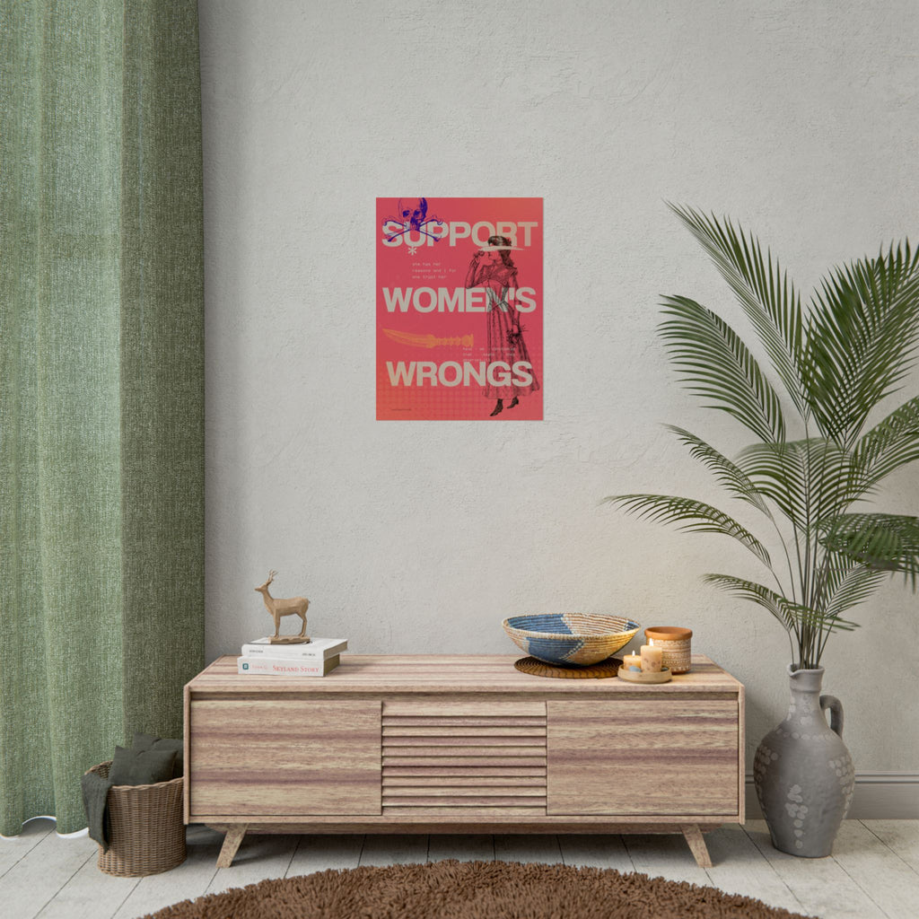 Support Women's Wrongs Print