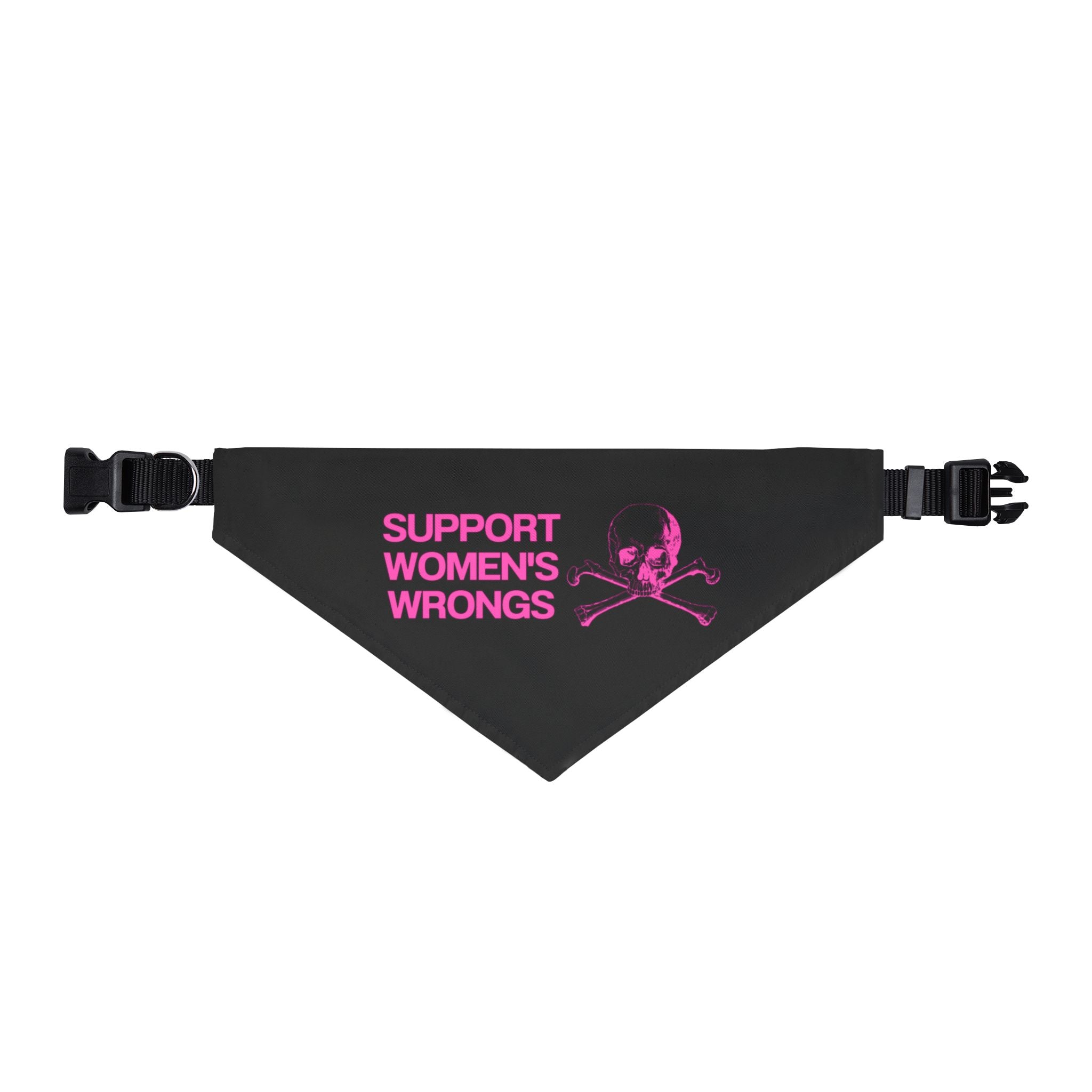 Support Women's Wrongs Clip-on Pet Bandana