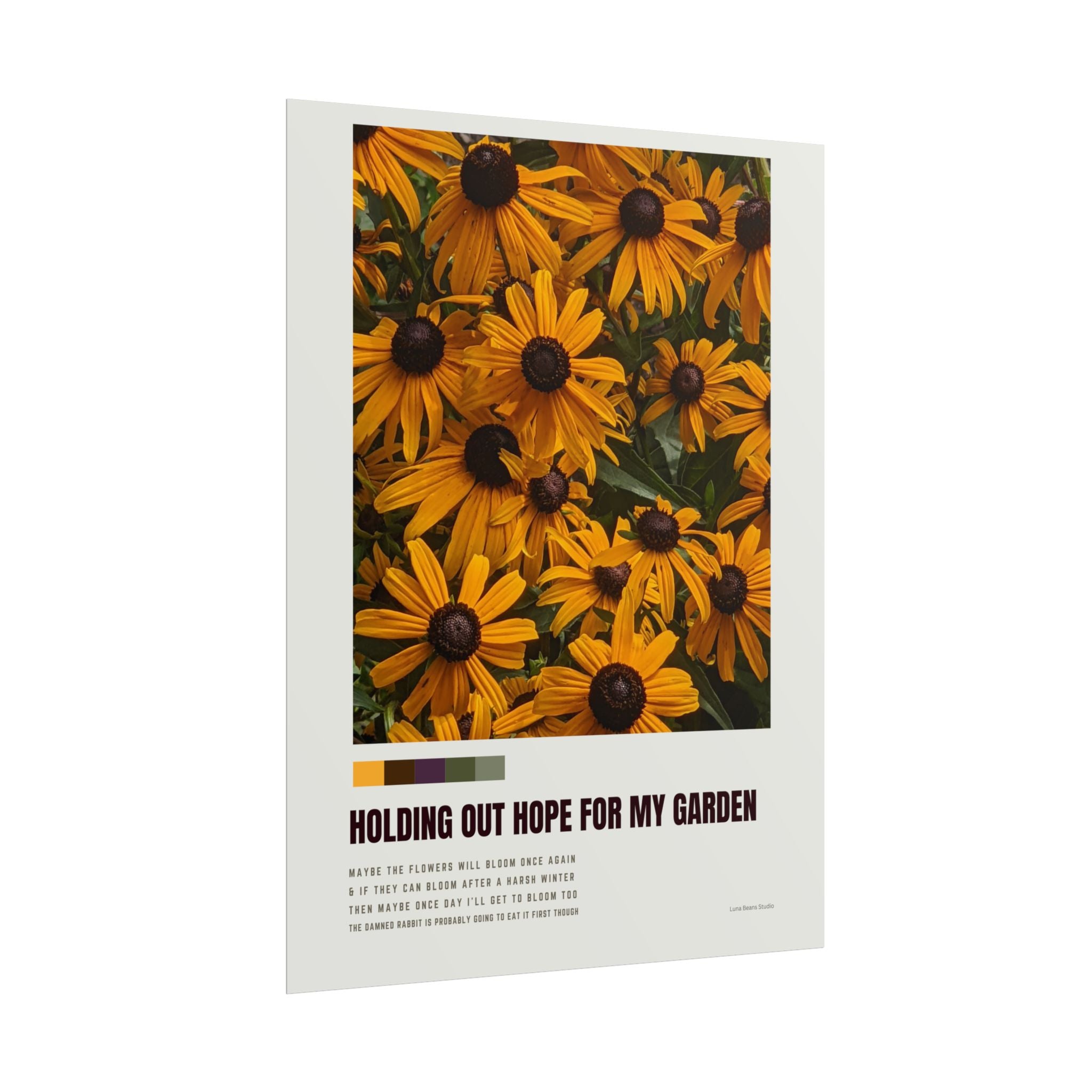 Holding Out Hope For My Garden Print