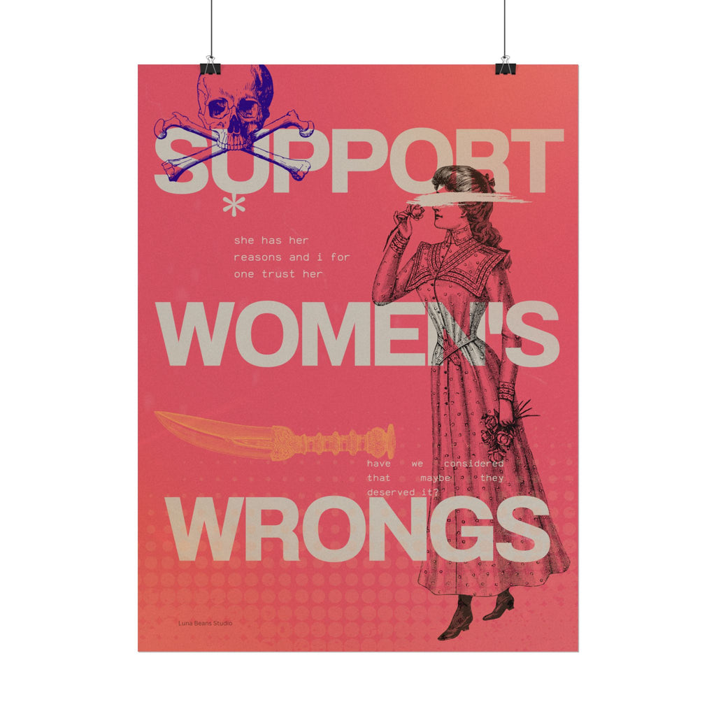 Support Women's Wrongs Print