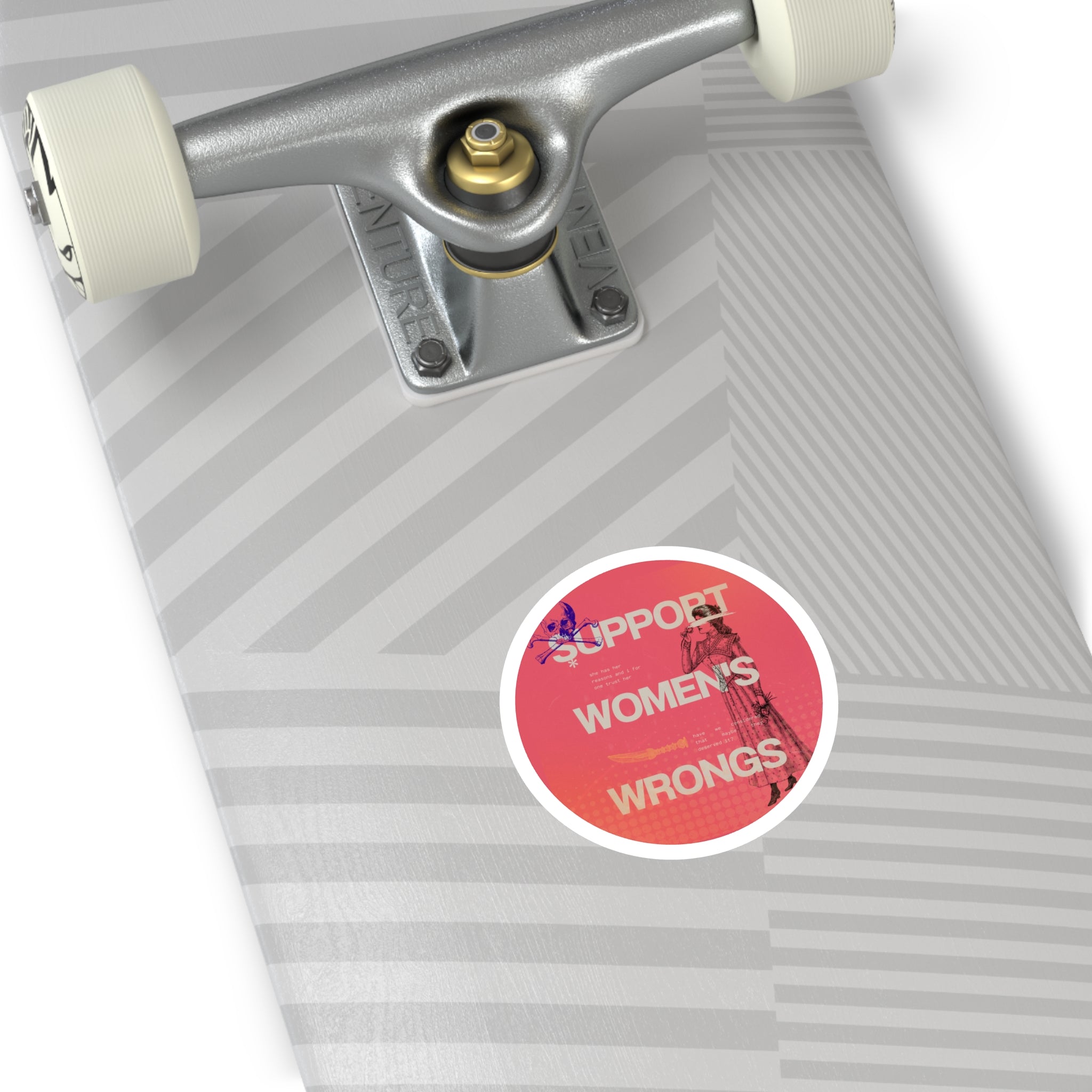 Support Women's Wrongs Round Stickers, Indoor\Outdoor