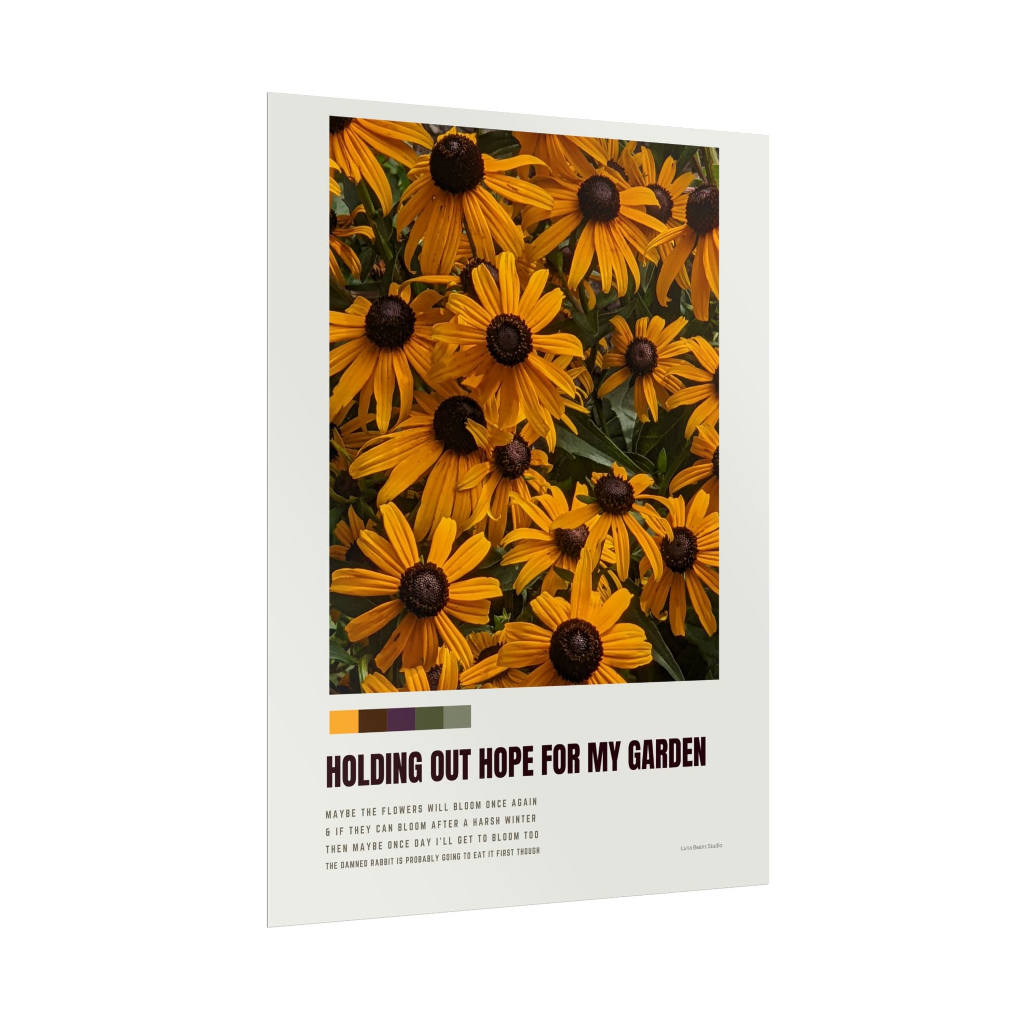 Holding Out Hope For My Garden Print